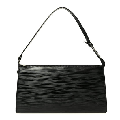 Louis Vuitton Epi Pochette Accessories 21 Black 1 of 10