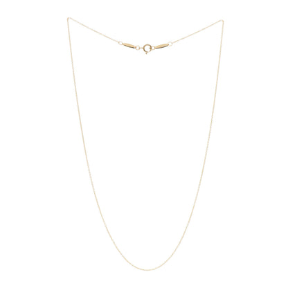 Tiffany 18K Yellow Gold Chain Necklace 16" 5 of 9