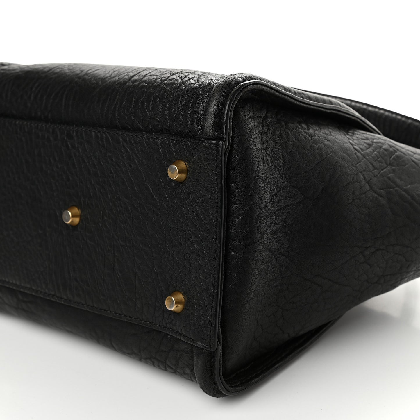 Calfskin Small Kathy Tote Black