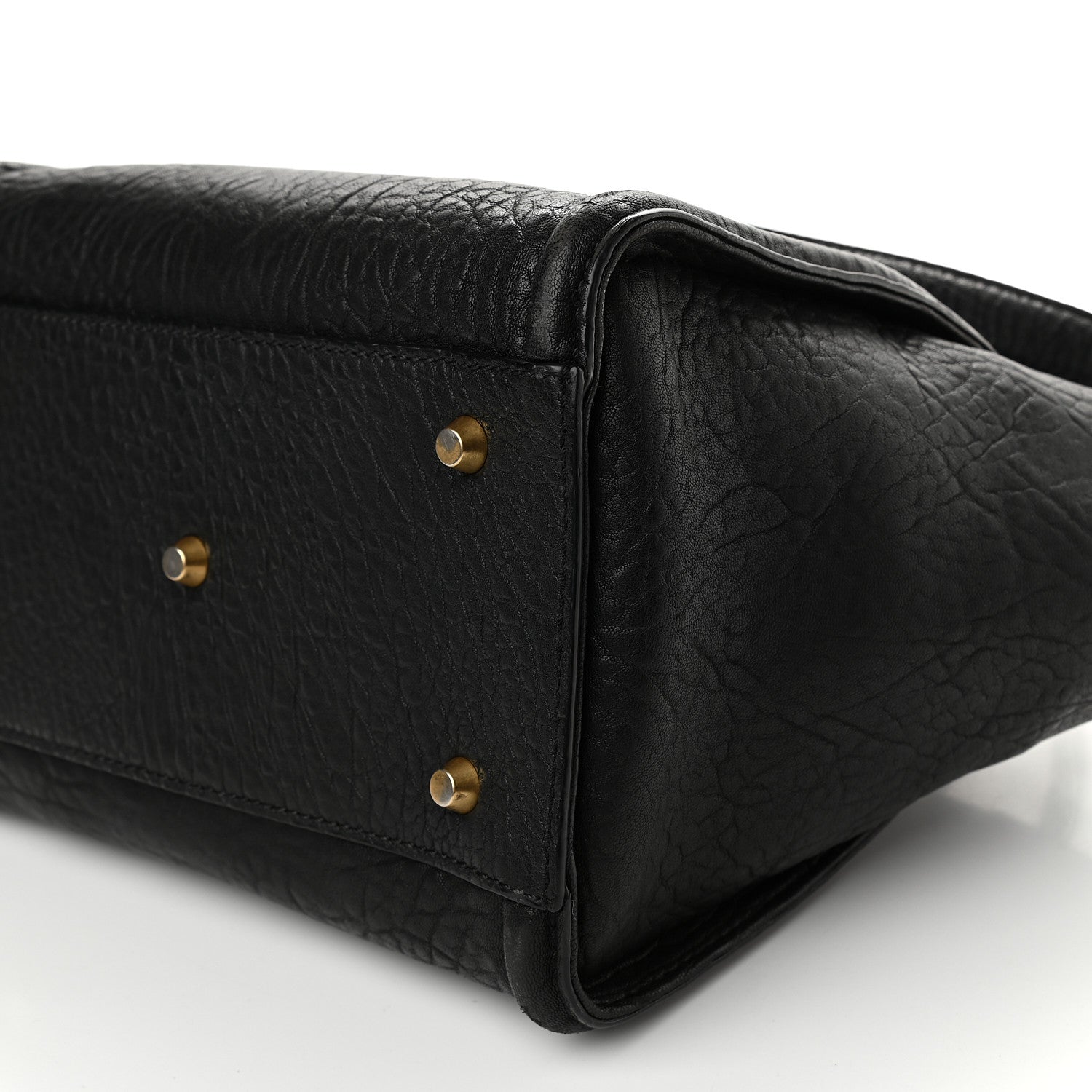 MCM Calfskin Small Kathy Tote Black 8 of 11