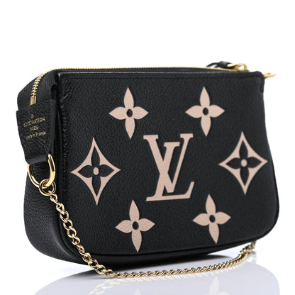 Louis Vuitton Empreinte Monogram Giant Mini Pochette Accessories Black 2 of 4