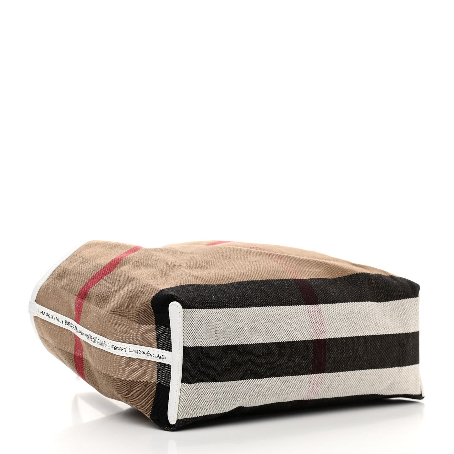Canvas House Check Union Jack Sketchbook Reversible Doodle Tote Red White Blue