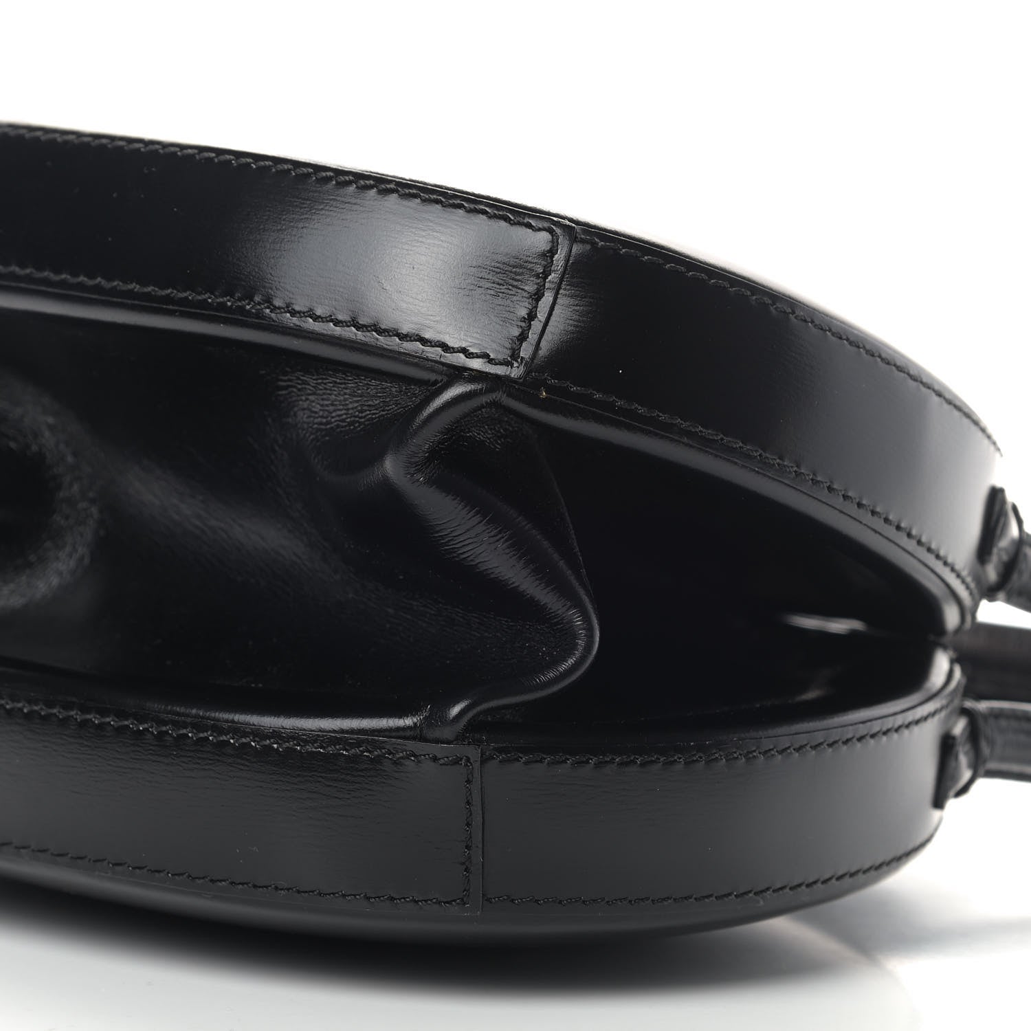 Loewe Calfskin Round Top Handle Bag Black 14 of 18