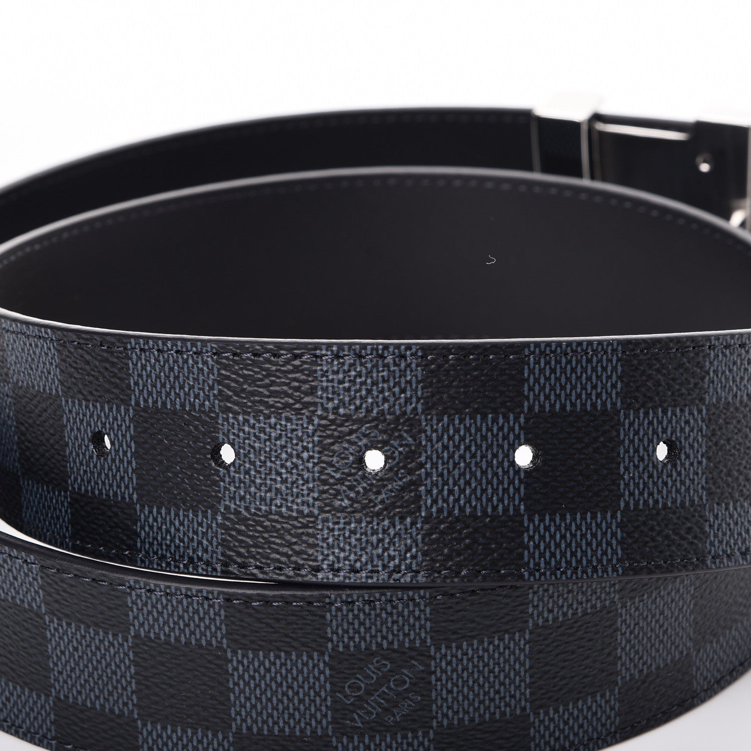 Louis Vuitton Damier Cobalt 40mm LV Initiales Belt 90 36 4 of 8