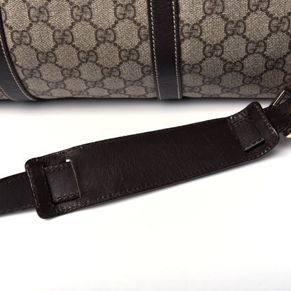 Gucci GG Plus Monogram Large Carry On Duffle Bag Brown 22 of 23