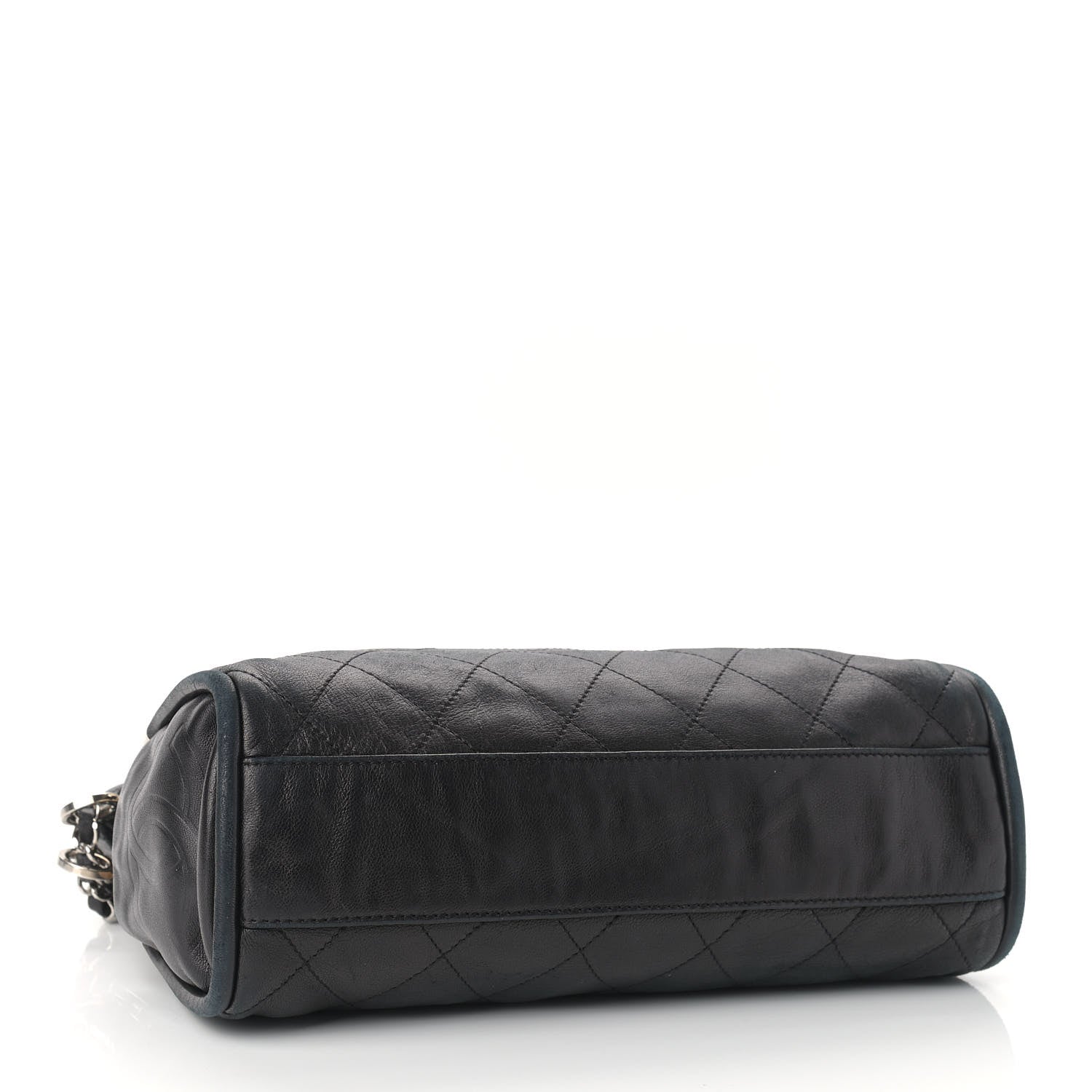 Chanel Lambskin Stitched Medium Ultimate Soft Tote Black 4 of 11