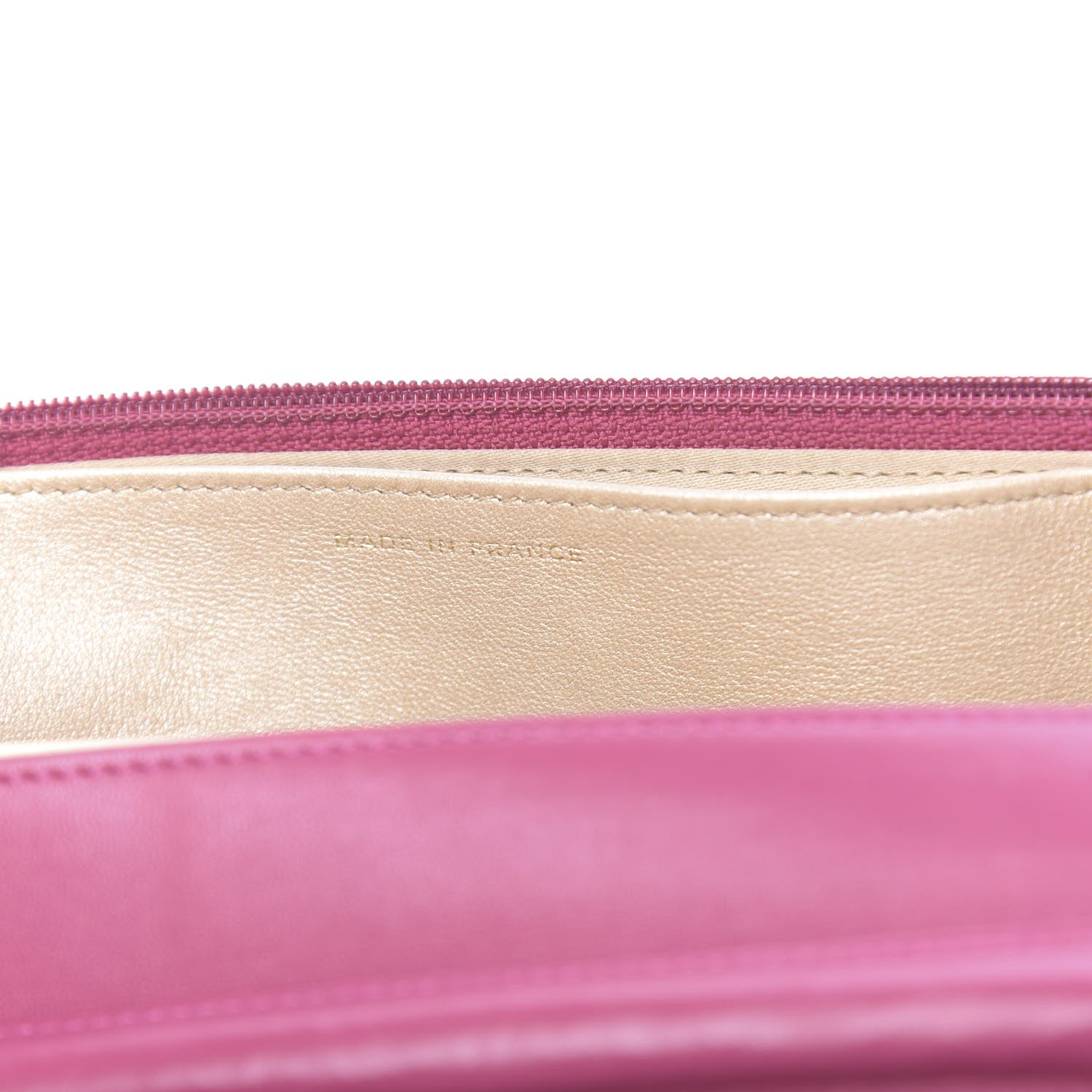 Chanel Lambskin Camellia Embossed Wallet On Chain WOC Pink 7 of 12