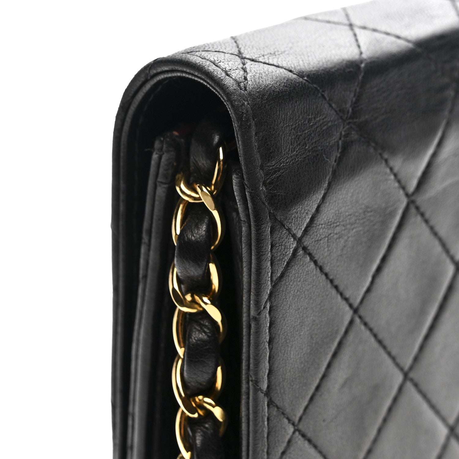 Chanel Lambskin Quilted Small Single Flap Bag Black 11 of 13