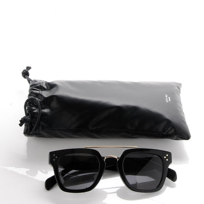 Celine Acetate Bridge Sunglasses CL41077/S Black 8 of 8