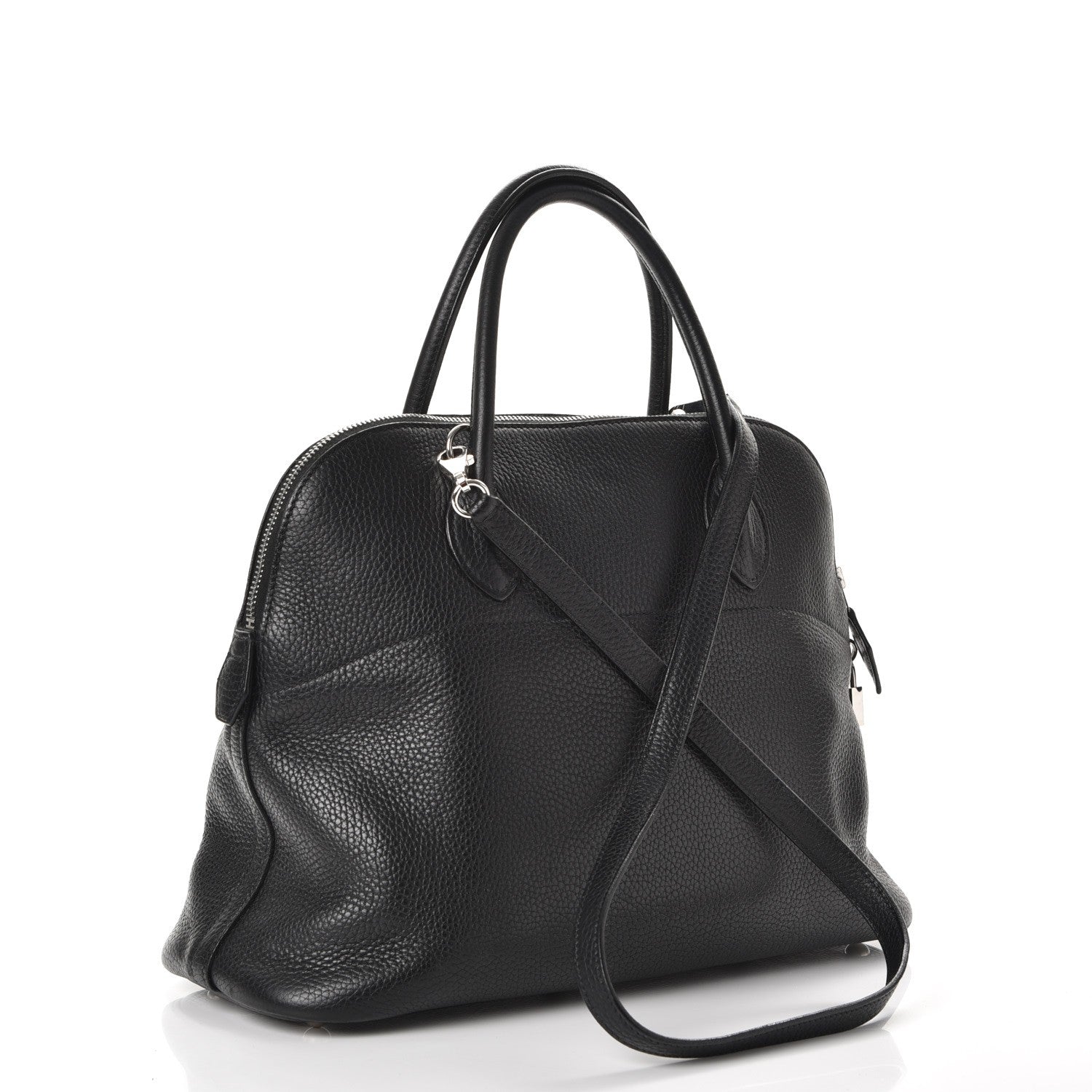 Hermes Taurillon Clemence Bolide 35 Black 4 of 10