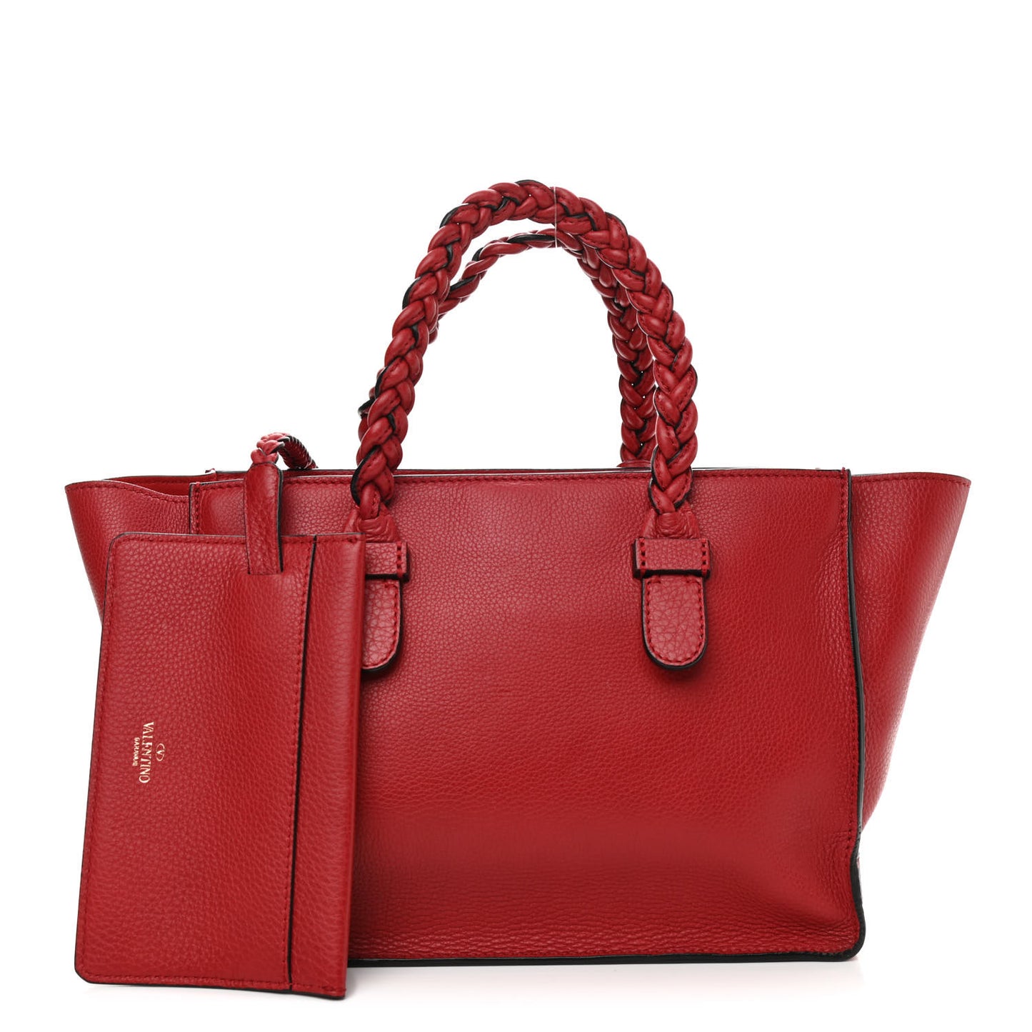 Grained Calfskin To Be Cool Tote Rosso Valentino