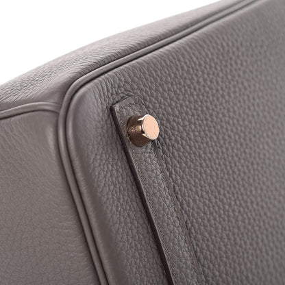 Hermes Togo Birkin 30 Etain 33 of 35