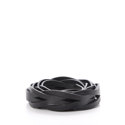 Hermes Vache Hunter Etriviere Braided Belt S Black 3 of 7