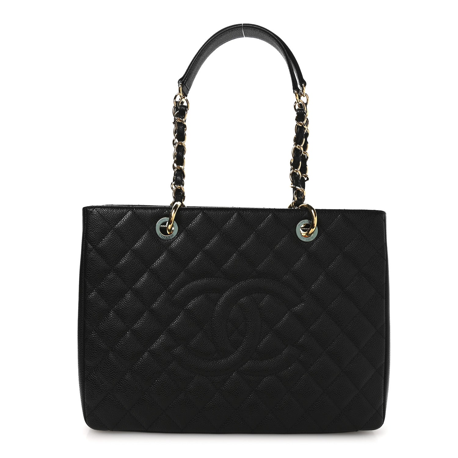 Chanel Caviar Quilted Grand Shopping Tote GST Black 1 of 11