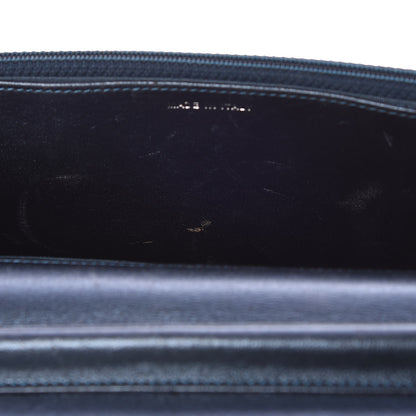 Chanel Iridescent Lizard Wallet on Chain WOC Blue 10 of 10