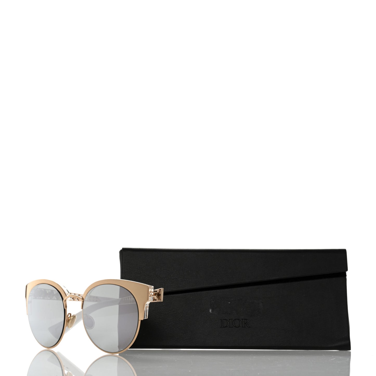 Diorama Mini Sunglasses Gold