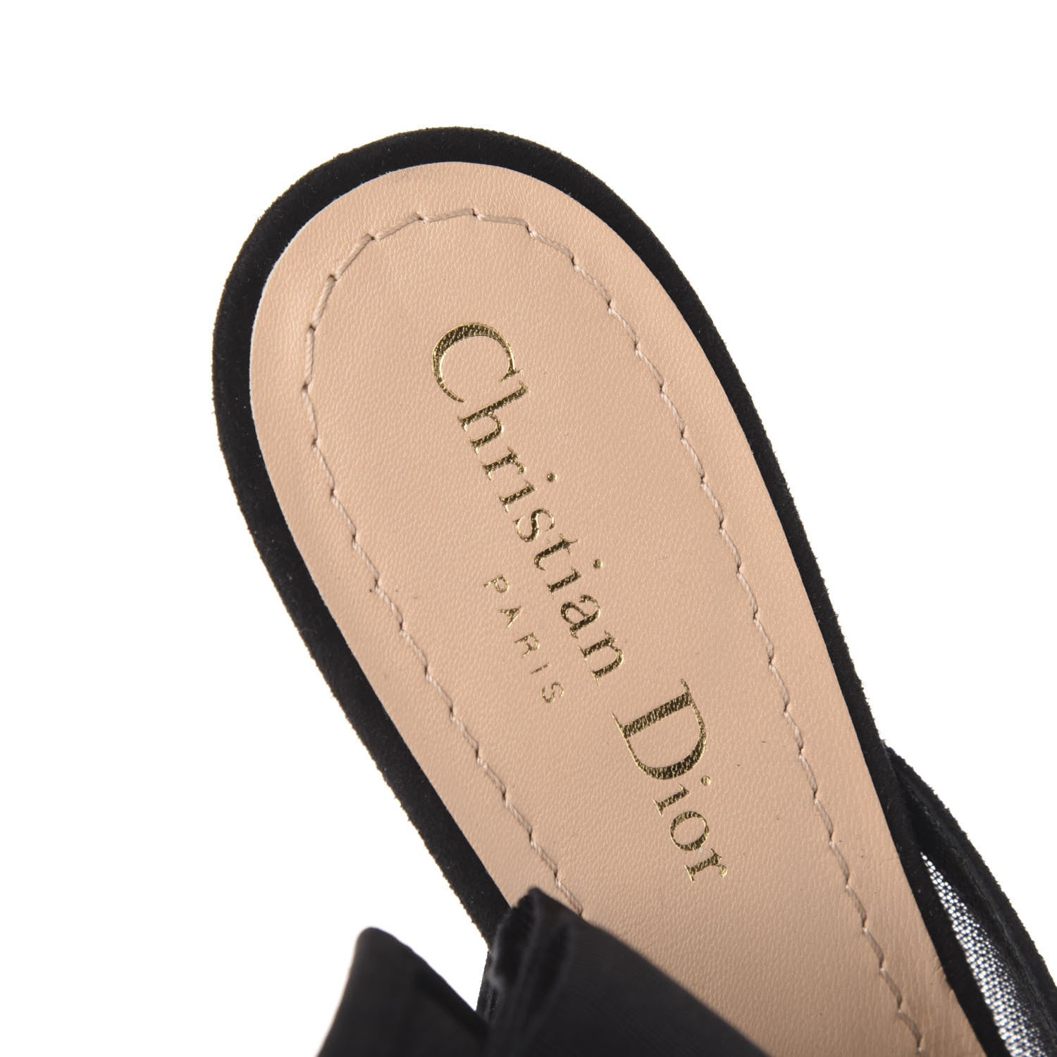 Christian Dior Suede Mesh Couture Pumps 38.5 Black 6 of 9