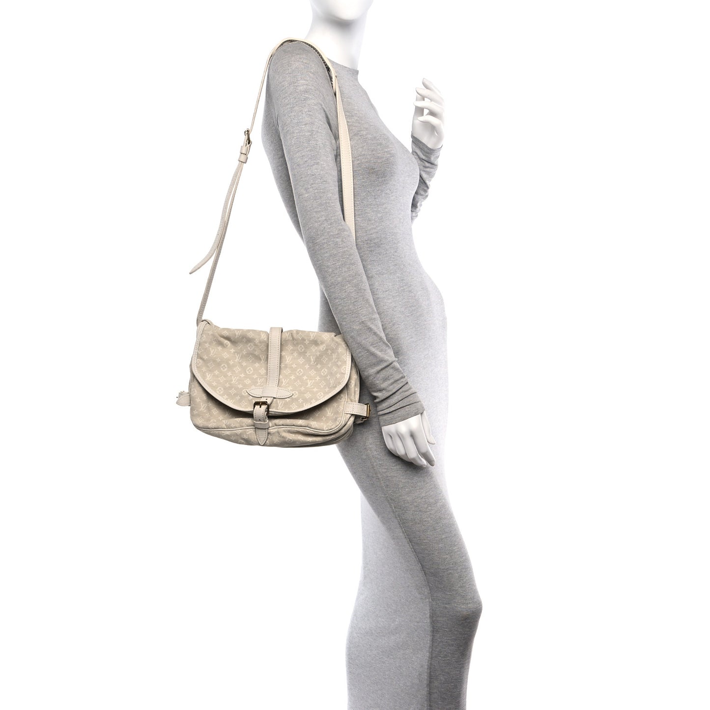 Monogram Mini Lin Saumur Dune