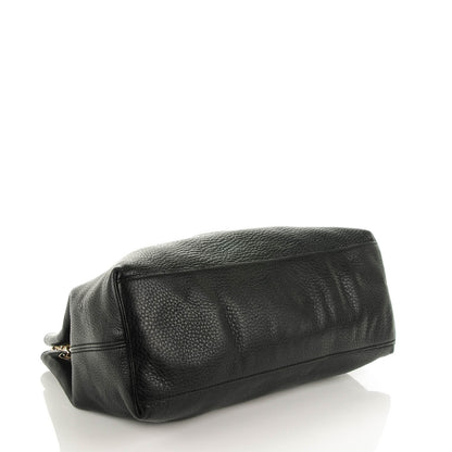 Gucci Pebbled Calfskin Medium Soho Chain Shoulder Bag Black 4 of 7