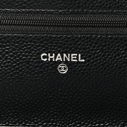 Chanel Caviar Quilted Wallet on Chain WOC Black 6 of 11