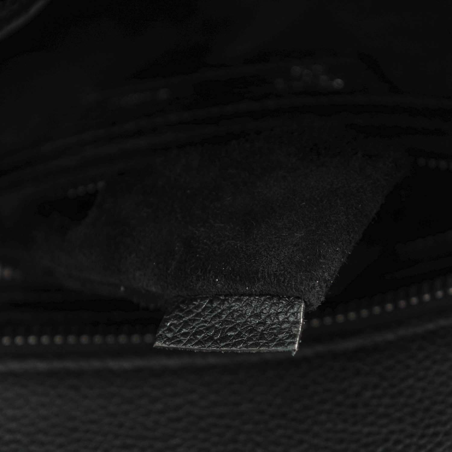 Celine Drummed Calfskin Micro Luggage Black 7 of 7
