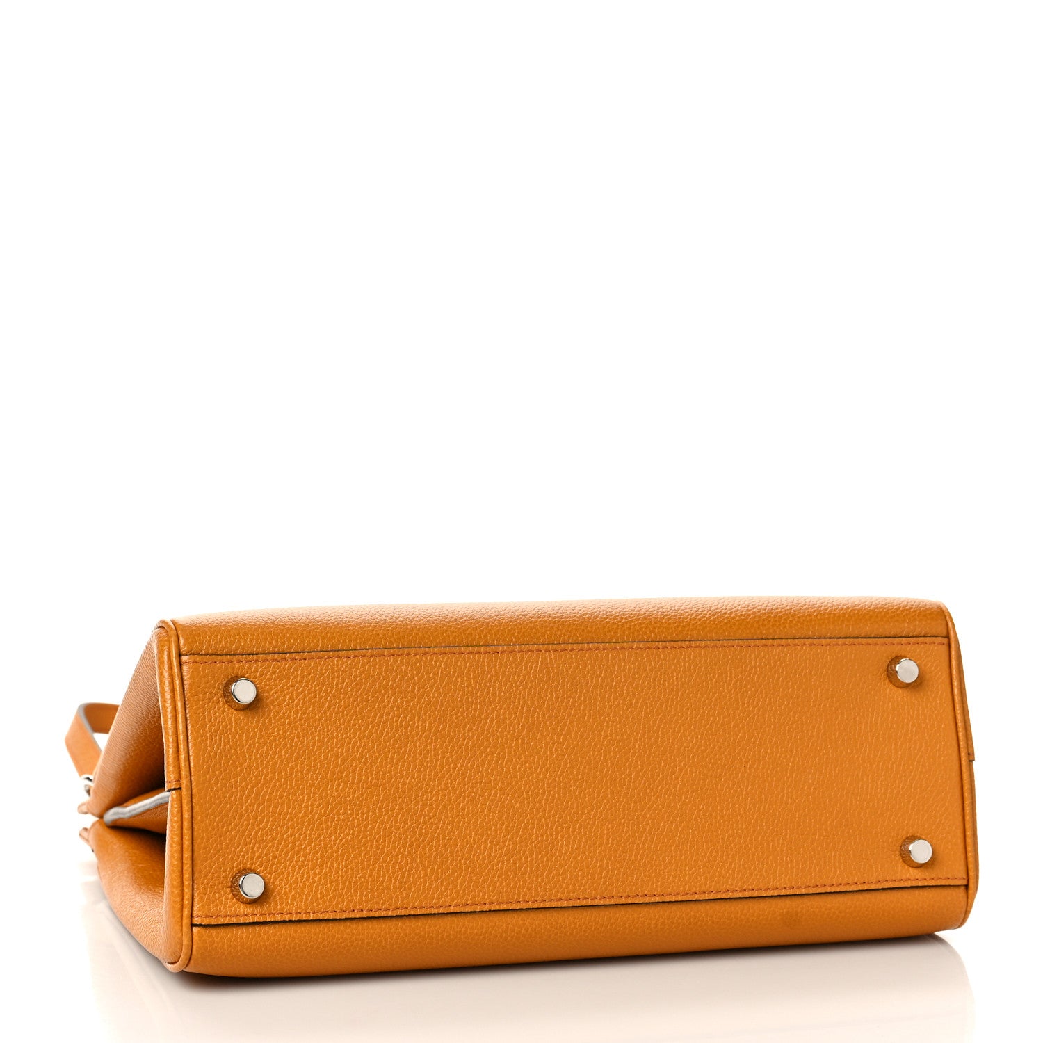 Gucci Posillipo Grain Calfskin Small Zumi Top Handle Bag Sun Oil 4 of 10