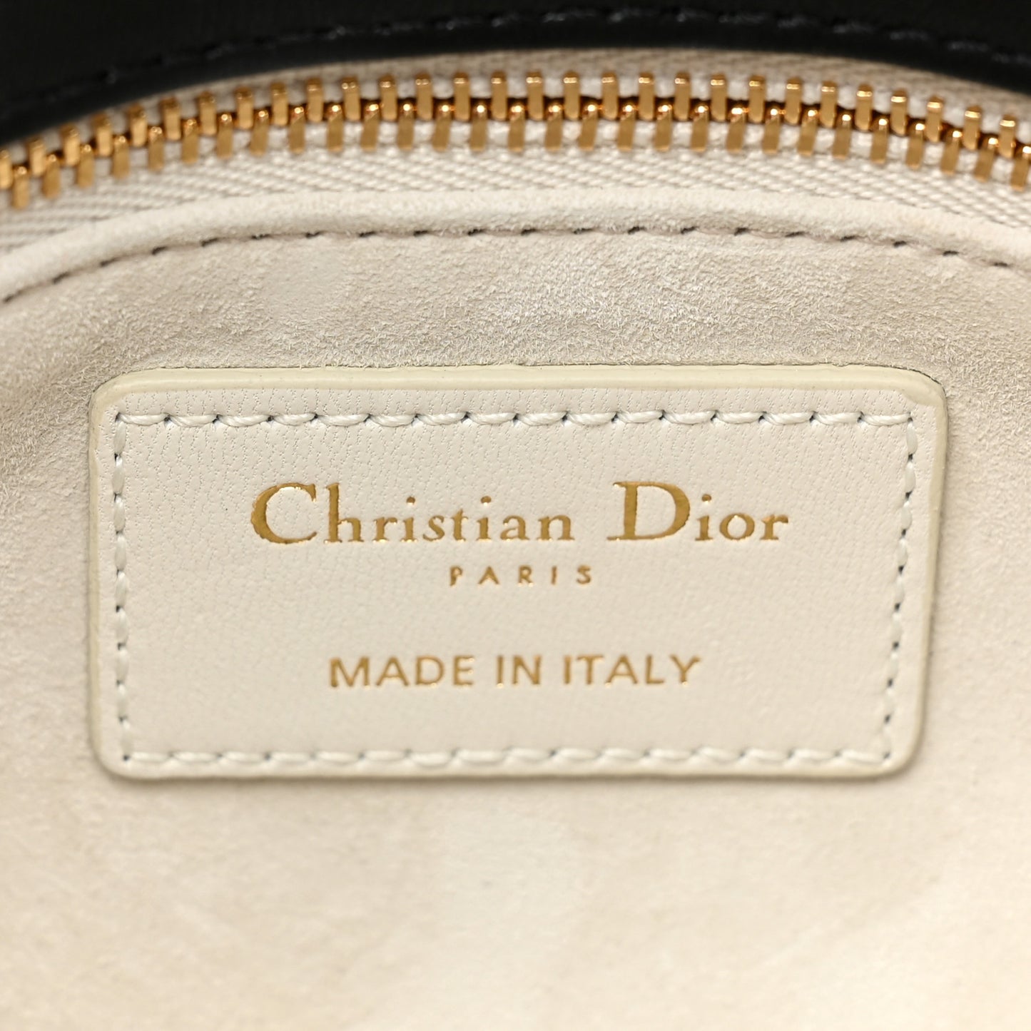 Lambskin Cannage Mini Lady Dior White