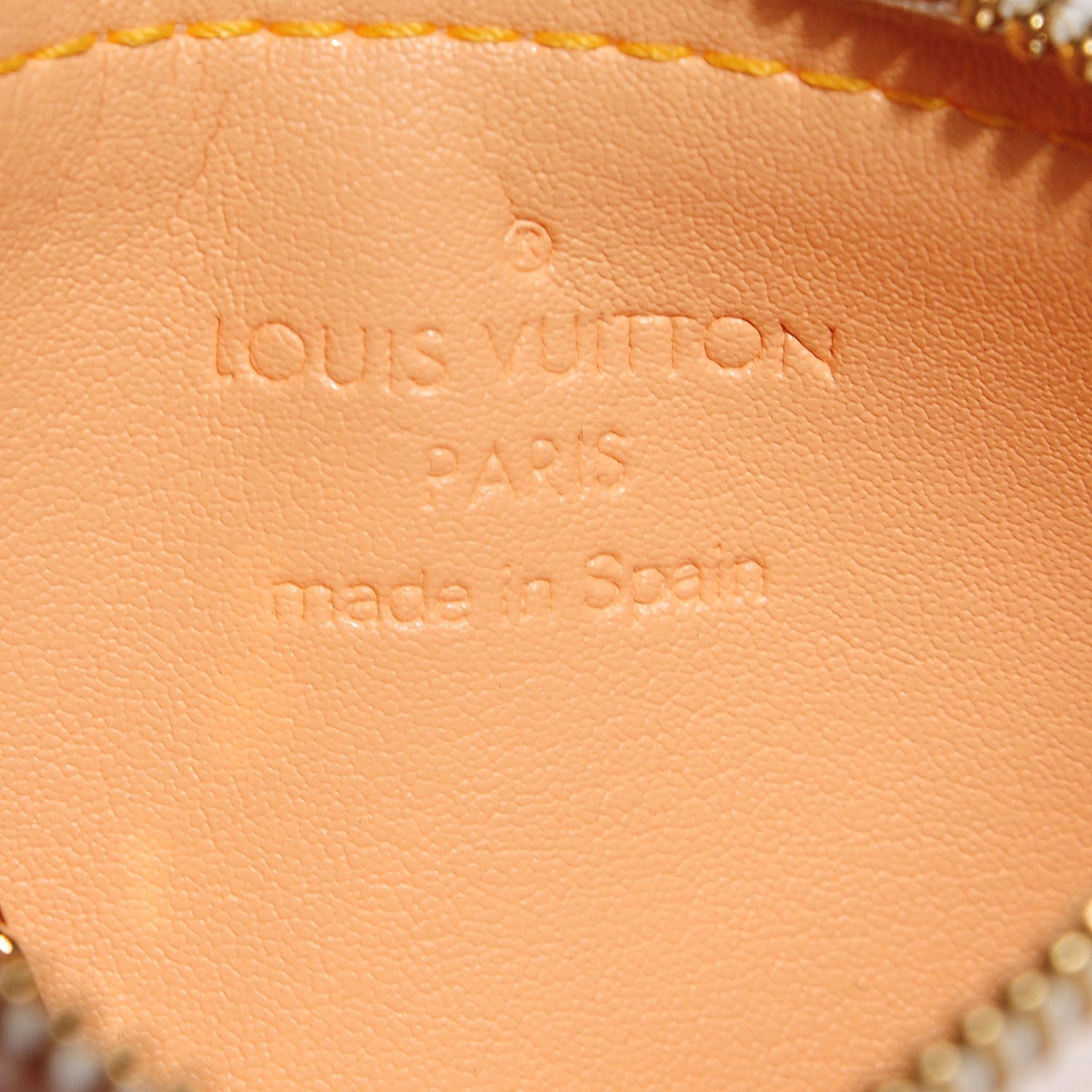 Louis Vuitton Monogram Multicolor Key Pouch White 6 of 7