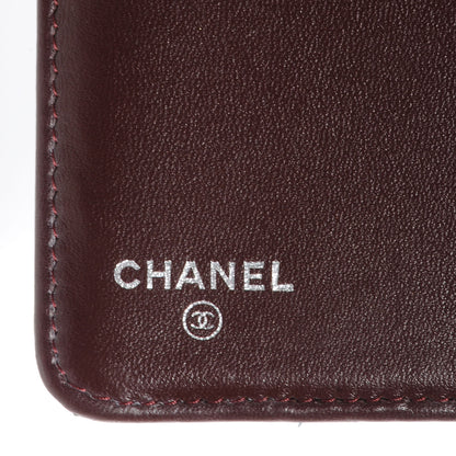 Chanel Lambskin Quilted Yen Wallet Black 7 of 9
