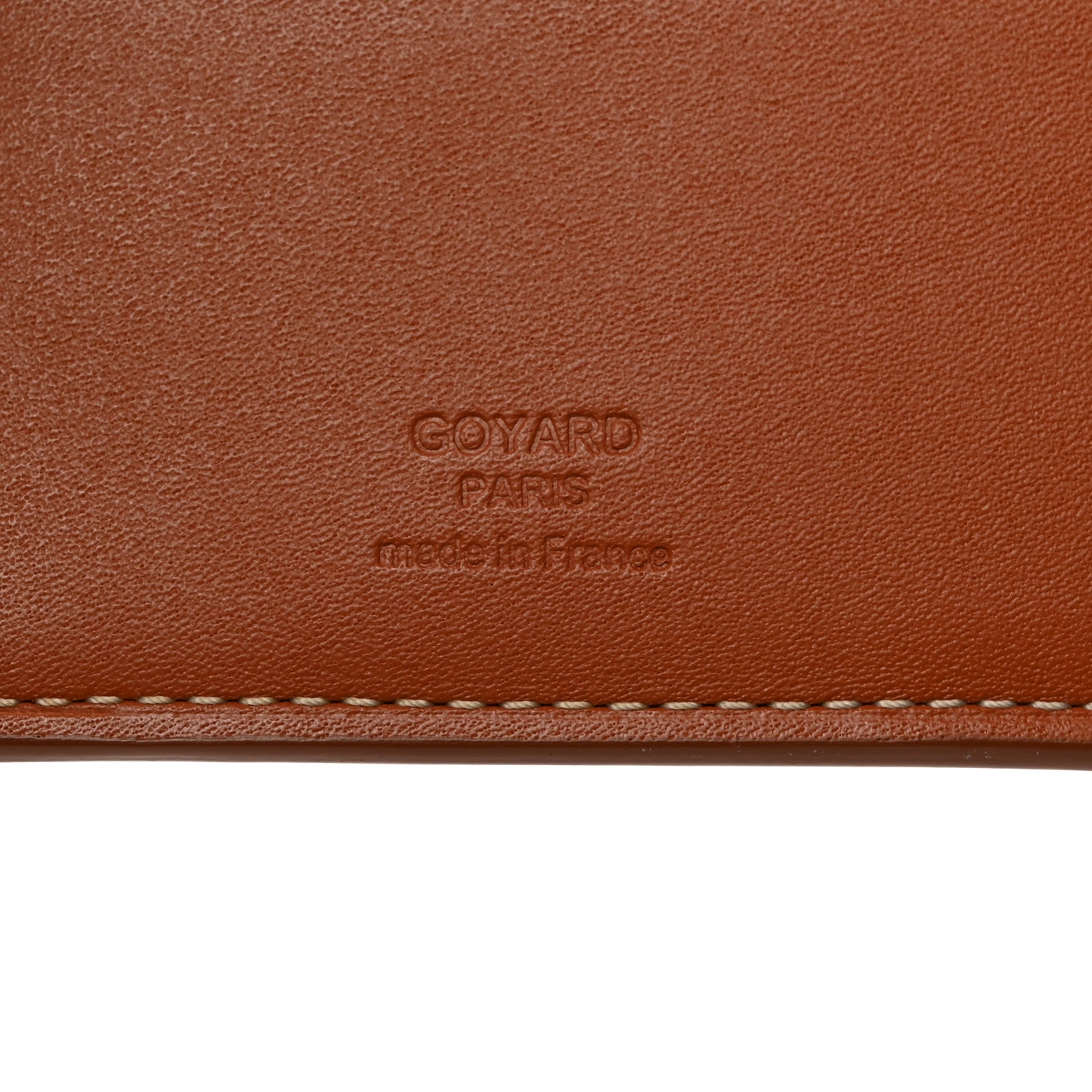 Goyard Calfskin Long Bi-Fold Wallet Gold 7 of 12