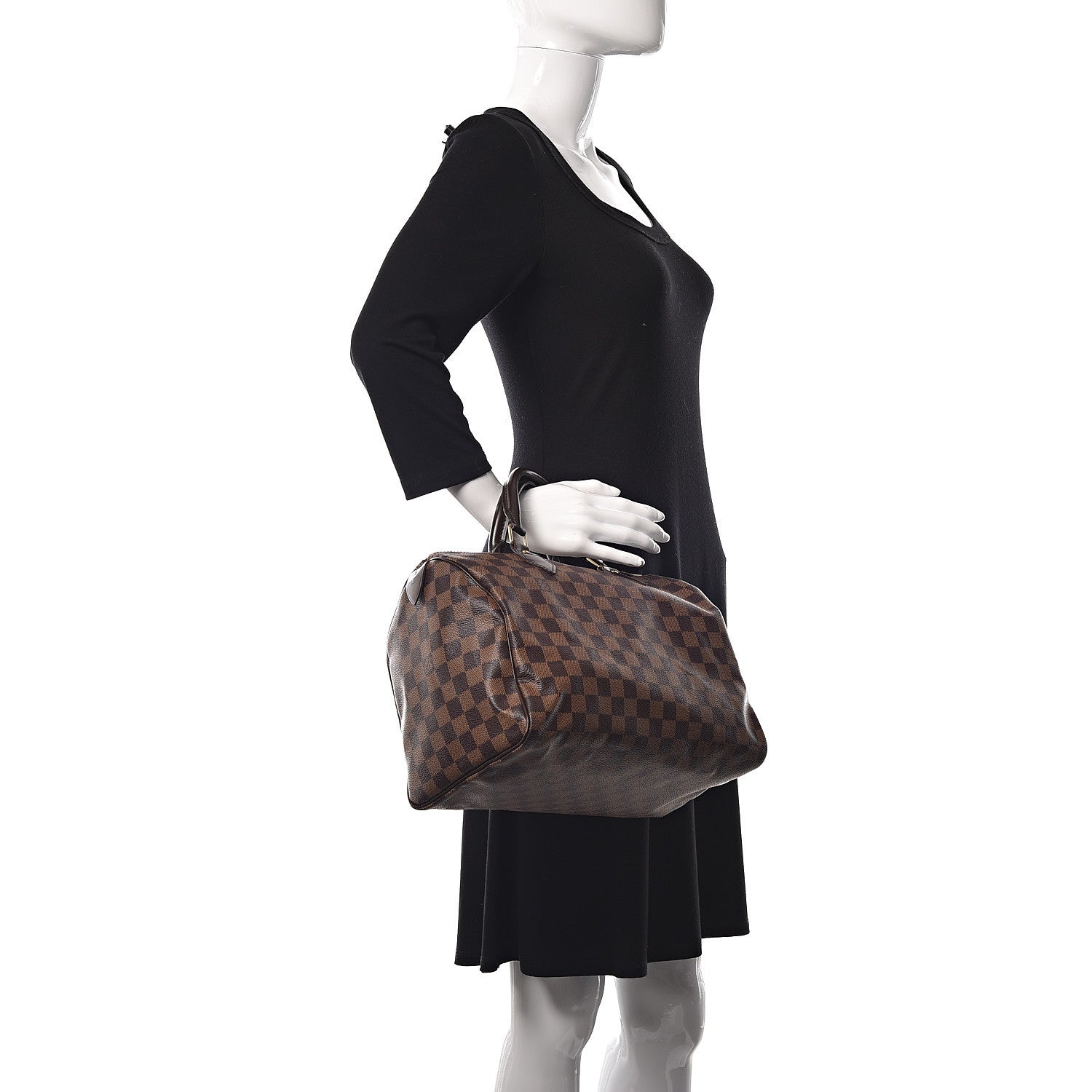 Louis Vuitton Damier Ebene Speedy 30 2 of 12