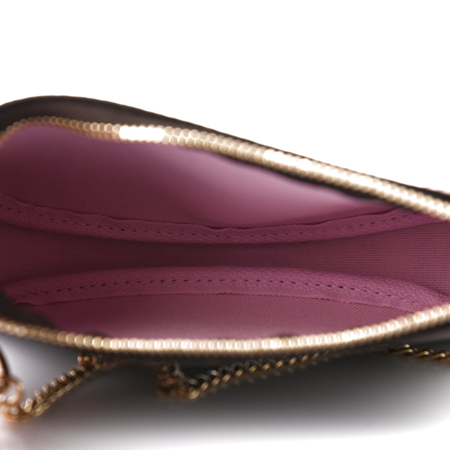 Monogram 2021 Christmas Animation Japanese Garden Mini Pochette Accessories Wisteria Pink