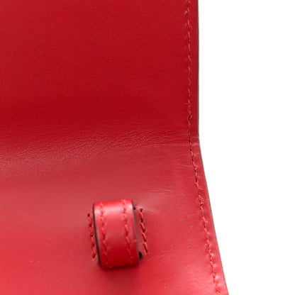 Gucci Calfskin Medium Sylvie Top Handle Bag Hibiscus Red 12 of 19