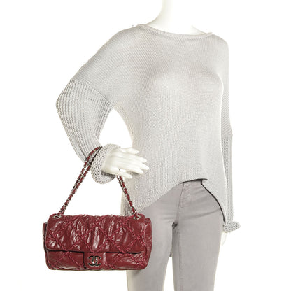 Chanel Calfskin Medium Ultra Stitch Flap Dark Red 2 of 7
