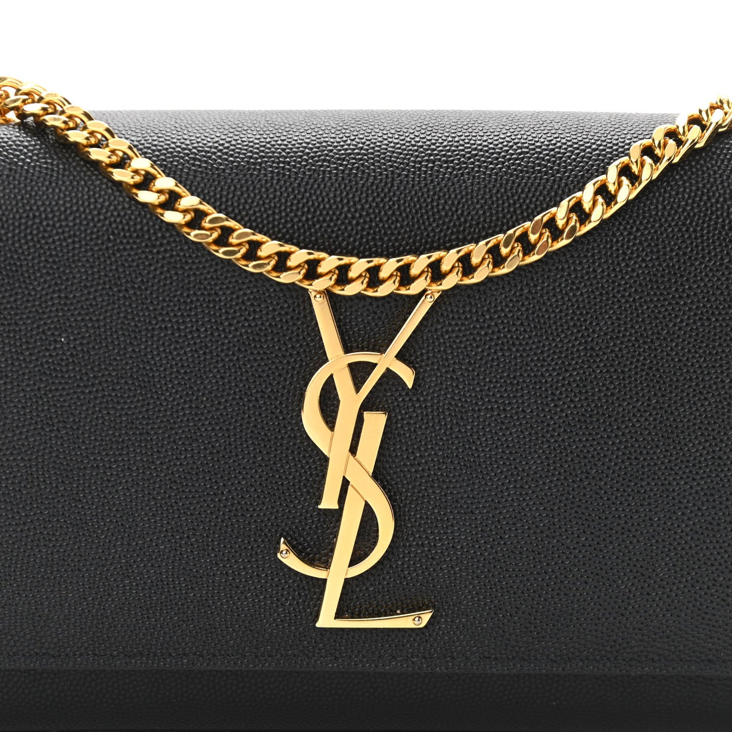 Grain De Poudre Small Monogram Kate Satchel Black