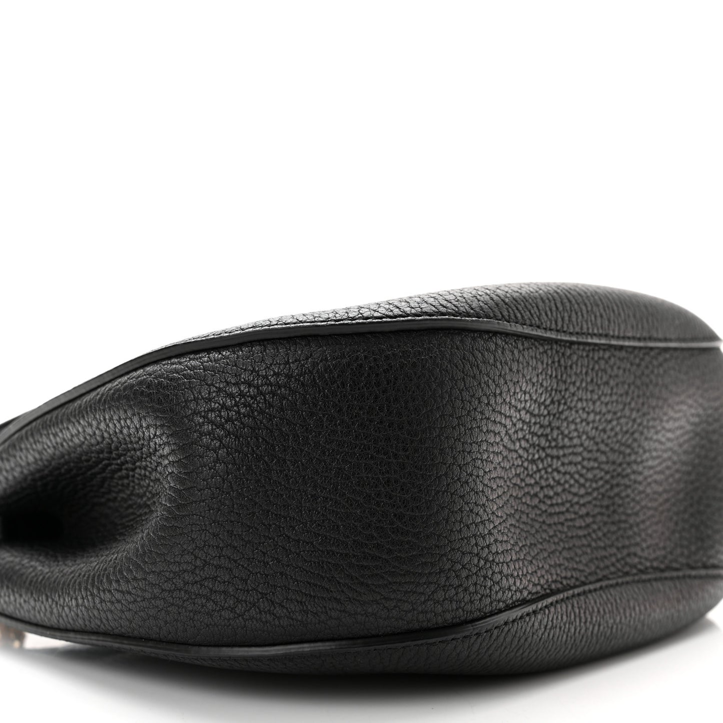Grained Lambskin Drew Shoulder Bag Black
