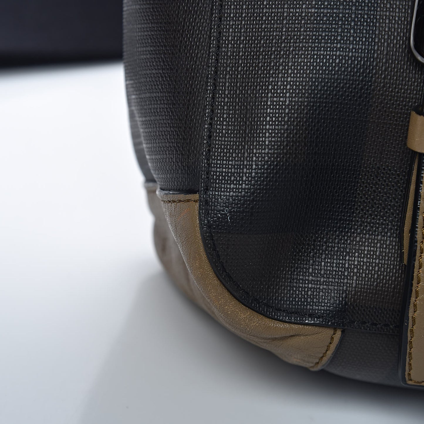 Smoked Check Grifford Messenger Bag Brown