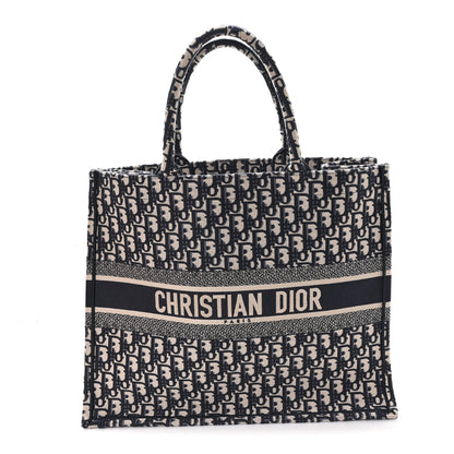 Christian Dior Oblique Large Book Tote Blue Multicolor 1 of 13