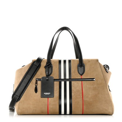 Burberry Suede Southcombe Duffle Bag Archive Beige 1 of 9
