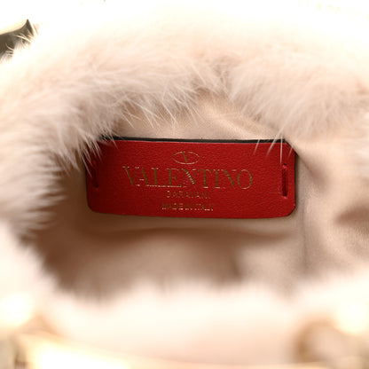 Valentino Garavani Mink Fur Clutch Pink 6 of 10