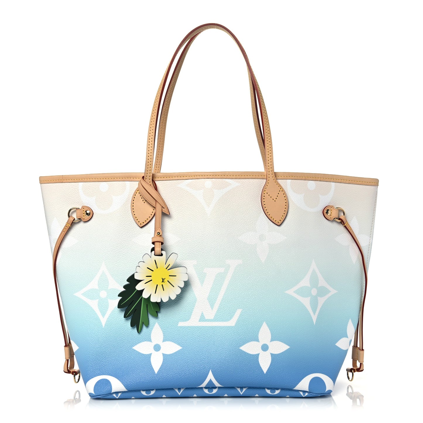 Monogram Giant By The Pool Neverfull MM Blue
