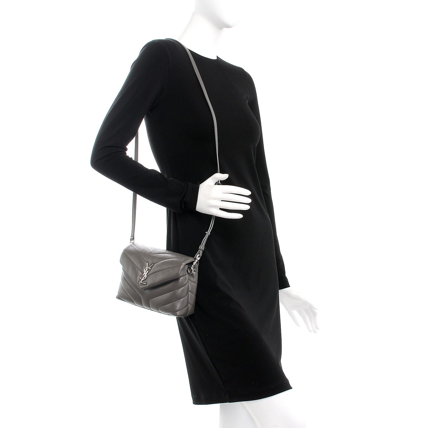 Calfskin Y Quilted Monogram Toy Loulou Crossbody Bag Earth
