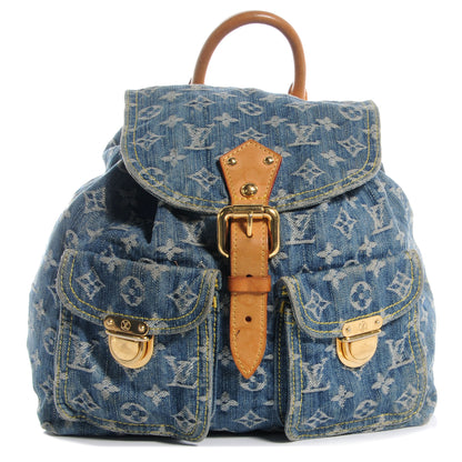 Louis Vuitton Denim Sac a Dos Backpack GM 1 of 12