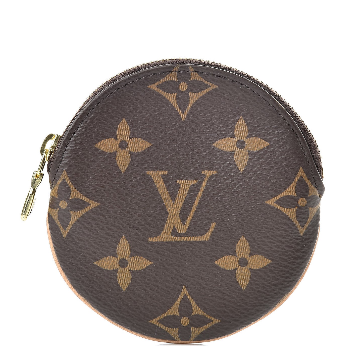 Monogram Round Coin Purse