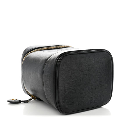 Chanel Caviar Vanity Cosmetic Case Black 4 of 13