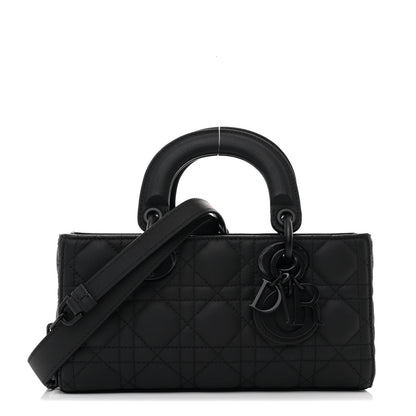 Christian Dior Ultra Matte Calfskin Cannage Medium Lady D-Joy Black 1 of 10
