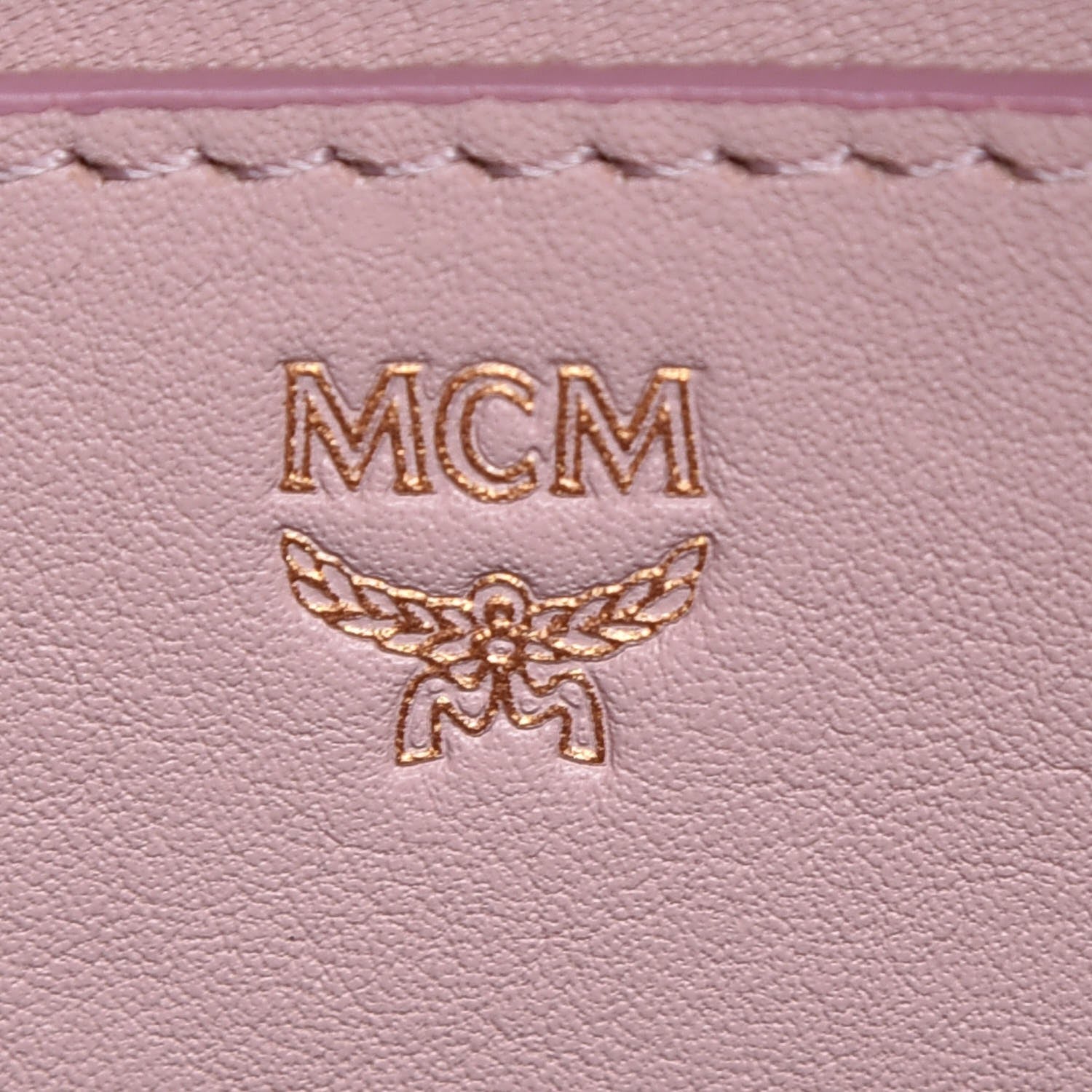 MCM Calfskin Stud X-Mini Stark Bebe Boo Backpack Pink 7 of 9