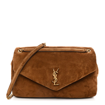Saint Laurent Suede Large Calypso Caramel Cognac 1 of 11