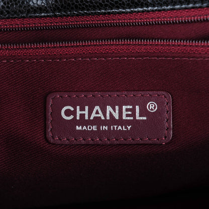 Chanel Crumpled Grained Calfskin Jumbo CC Crave Flap Black 6 of 8