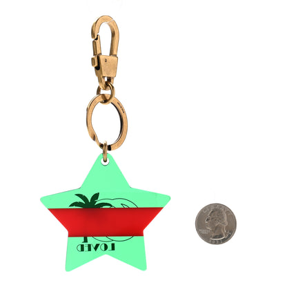 Gucci Plexiglass GG Loved Key Charm Green Red 2 of 6